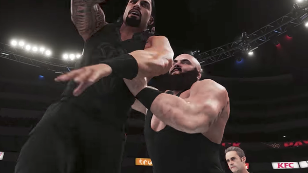 WWE 2K18 Reigns Strowman