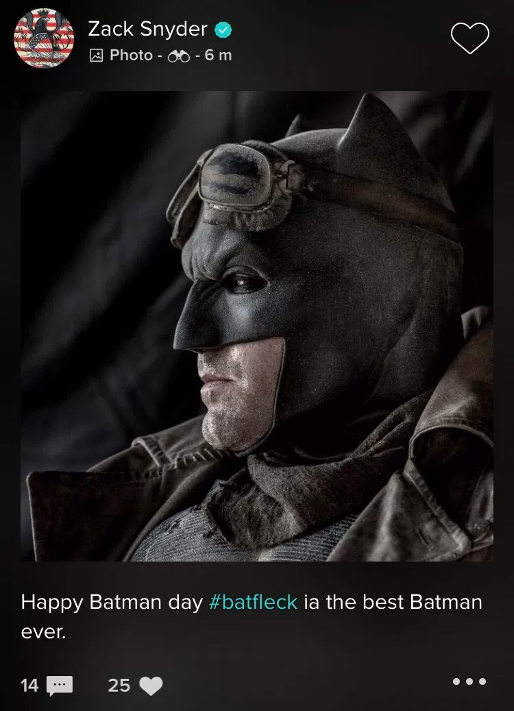 Affleck Batman Snyder