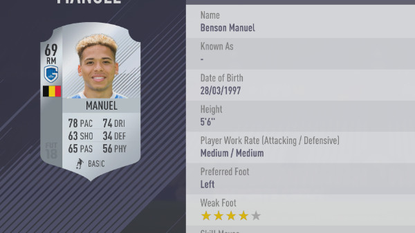 FIFA 18 Manuel