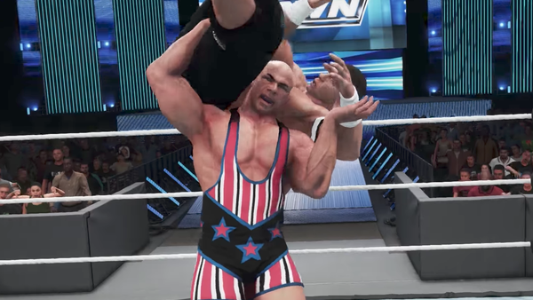 WWE 2K18 Kurt Angle Suplex