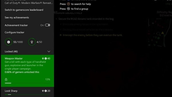 xbox one achievement tracker