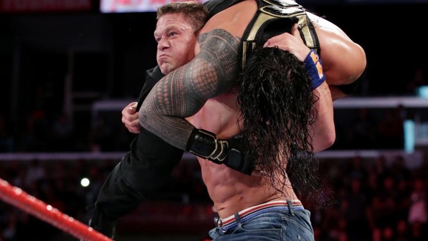 john cena roman reigns