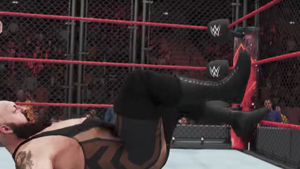 WWE 2K18 Big Show Floored