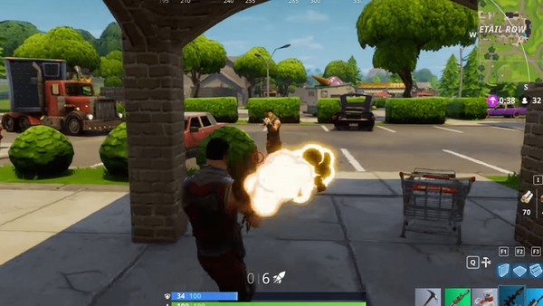Fortnite battle royale combat