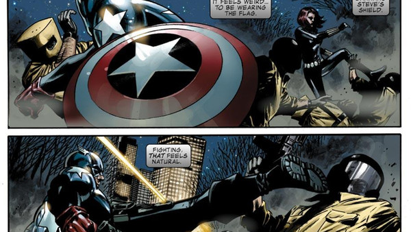 Bucky Becomes Captain America