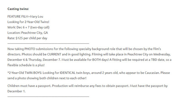 Avengers 4 Casting Call
