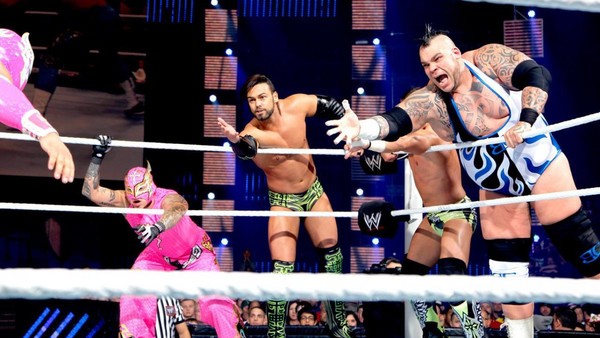 Survivor Series 2012 Rey Mysterio Brodus Clay