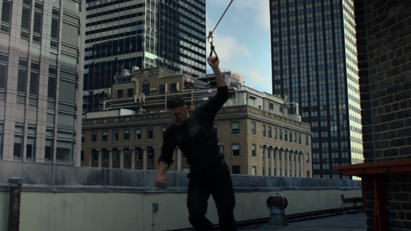 The Punisher Zipline Jon Bernthal