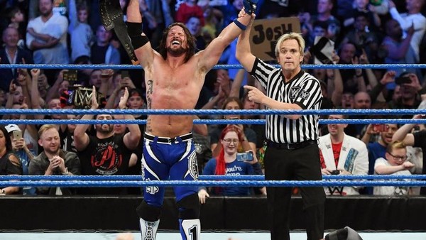 AJ Styles WWE champ