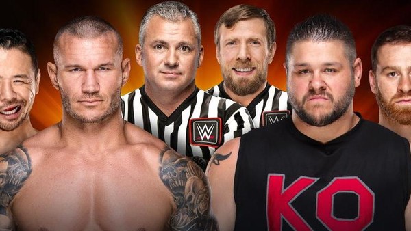 Shinsuke Nakamura Randy Orton Shane McMahon Daniel Bryan Kevin Owens Sami Zayn
