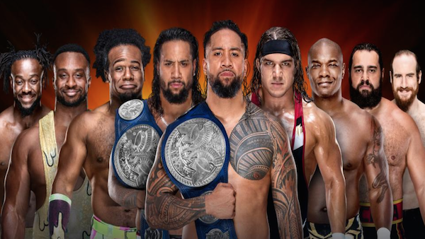 New Day Usos Gable Benjamin Rusev Aiden English