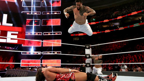 WWE Royal Rumble 2018 The Usos Chad Gable