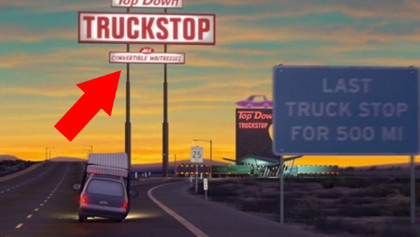 Cars Truck Stop Sign