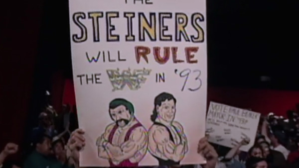 The Steiner Brothers WWE Raw Sign