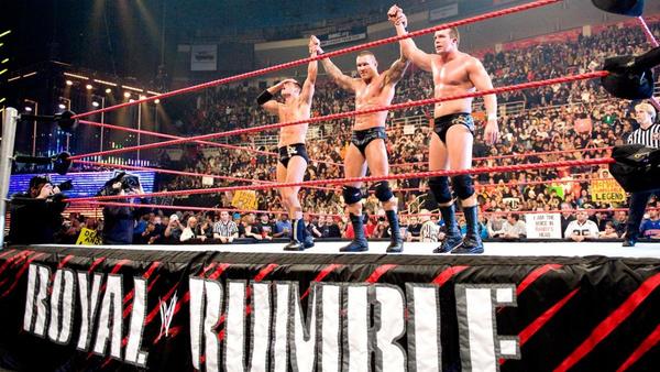 Orton Triple H 2009 Royal Rumble