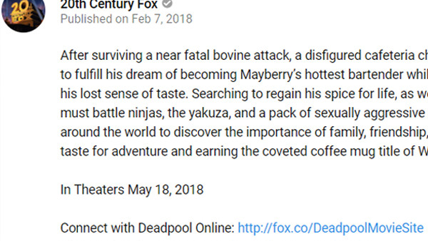 Deadpool 2 YouTube