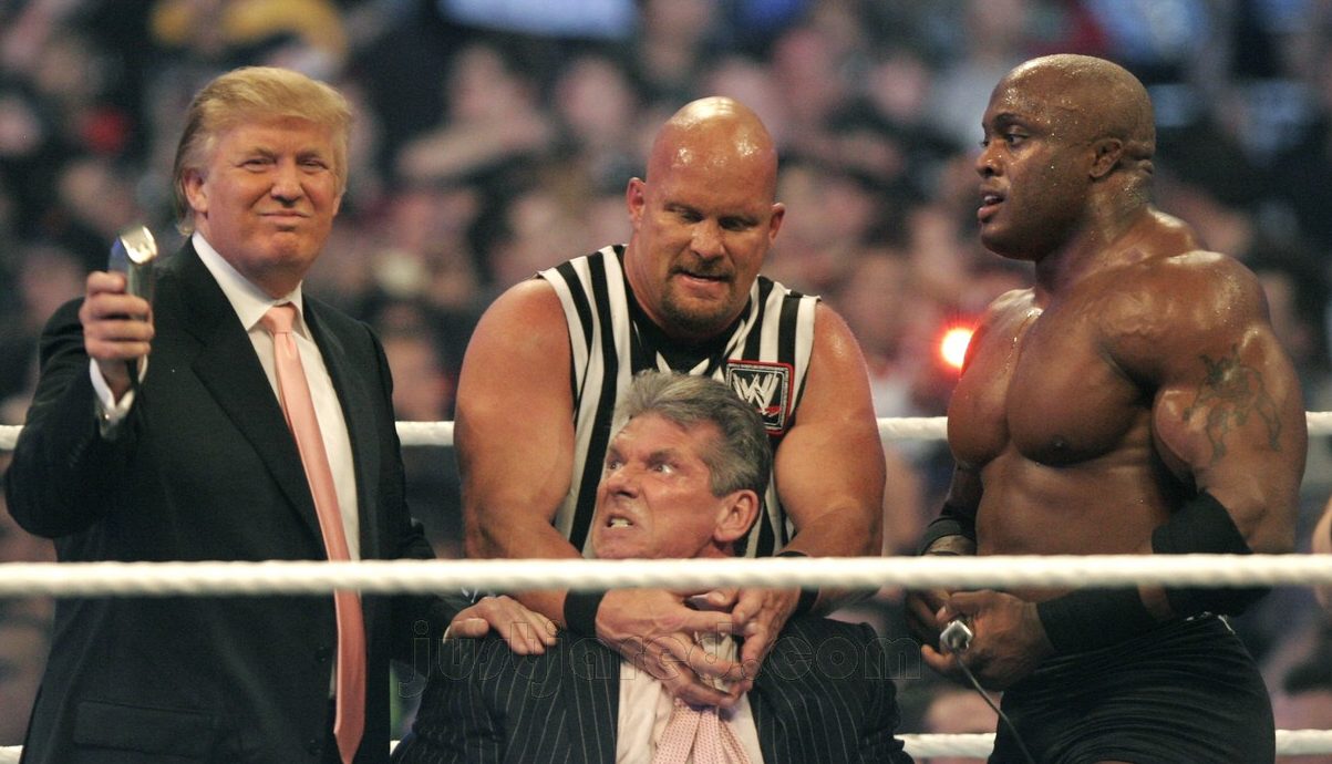 Donald Trump Stone Cold Steve Austin Vince McMahon Bobby Lashley