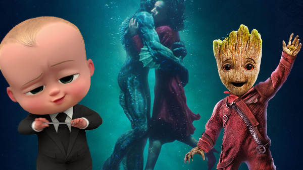 The Shape Of Water The Boss Baby Guardians Of The Galaxy Vol 2