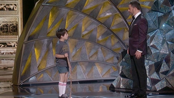 Oscars 2018 Jimmy Kimmel 9 Year Old