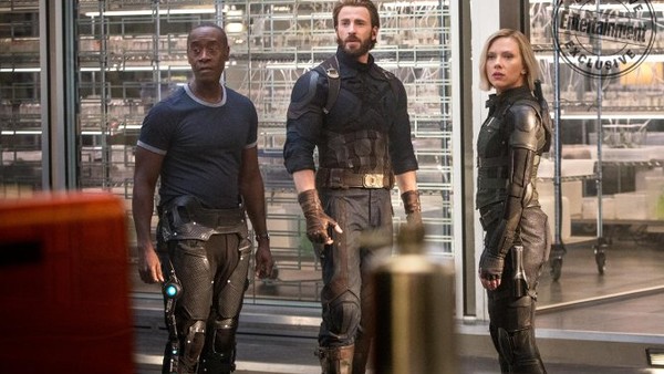 Avengers Infinity War Rhodey Cap Black Widow