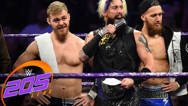 Tyler Bate Enzo Amore Mark Andrews