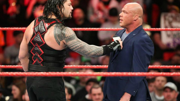 Roman Reigns Kurt Angle
