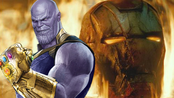 Iron Man Helmet Fire Thanos