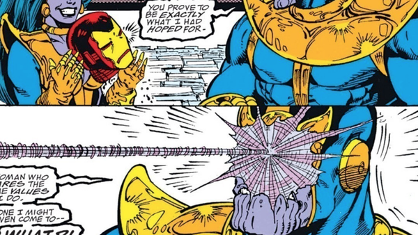 Thanos Web In Eye