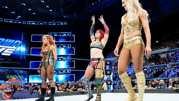 Becky Lynch Asuka Charlotte Flair
