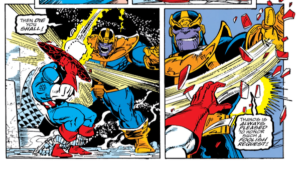 Infinity Gauntlet Thanos Captain America