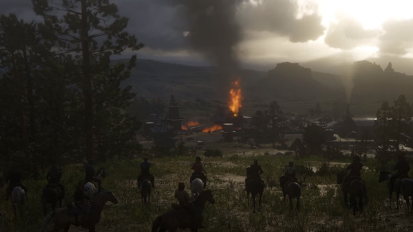 Red Dead Redemption 2 Fire