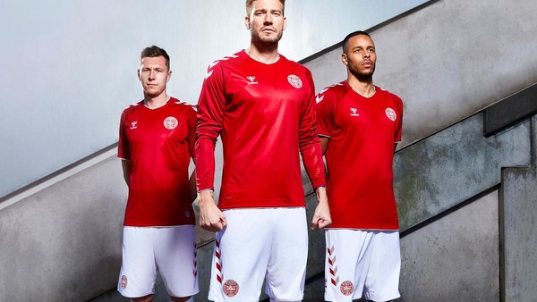 Hummel Denmark 2018 World Cup Home Away Kits 20