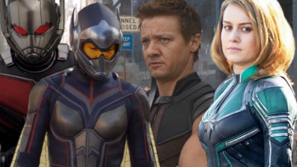 Ant Man Wasp Hawkeye Captain Marvel