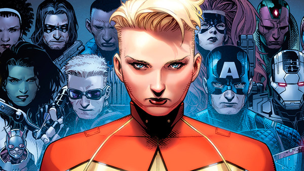 Captain Marvel Team Civil War