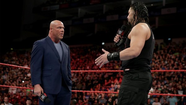 Kurt Angle Roman Reigns
