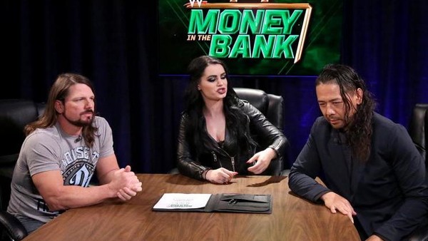 AJ Styles Paige Shinsuke Nakamura