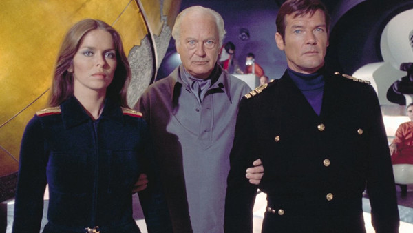 The Spy Who Loved Me Roger Moore Barbara Bach Curd Jurgens