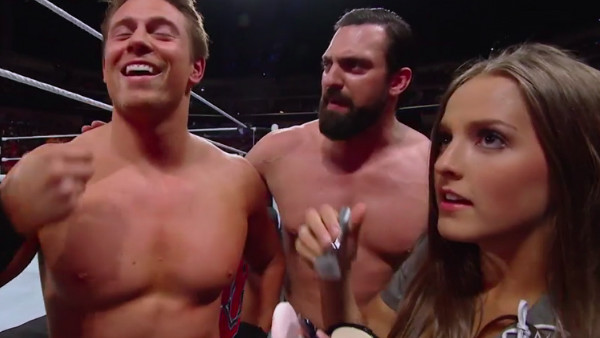 The Miz Damien Sandow Sarah Logan