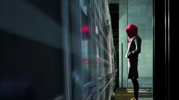 Spider-Man Spider-Verse subway