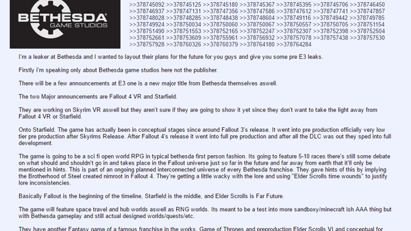 4Chan Starfield 'Leak'