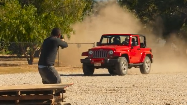 Uncharted Movie Jeep