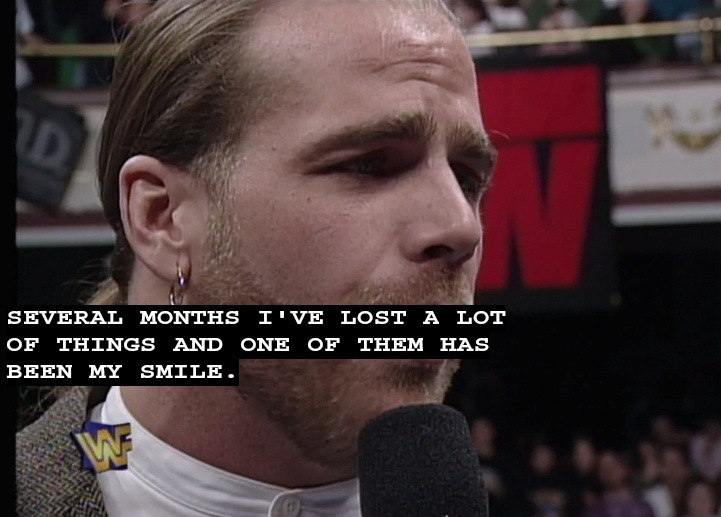 Shawn Michaels Lost Smile
