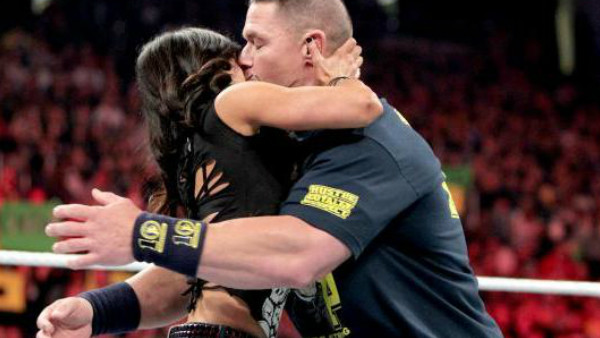 AJ Lee John Cena