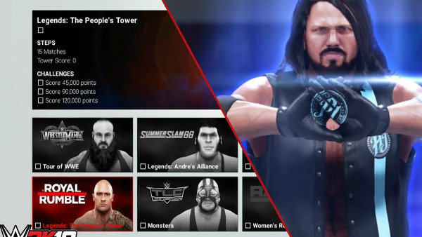 WWE 2K19 Towers Mode