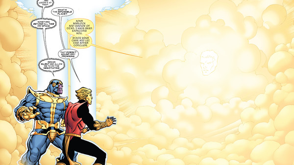 The One Above All Thanos Adam Warlock
