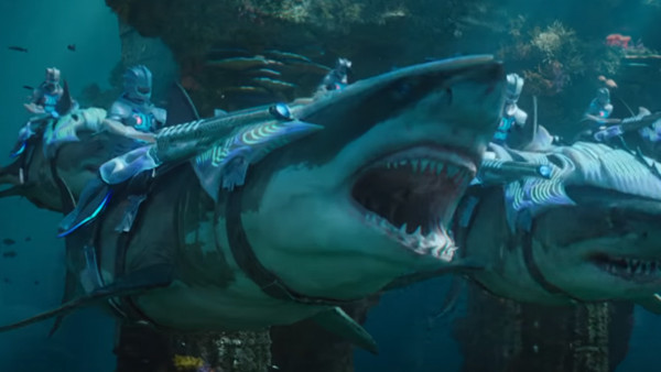 Aquaman Sharks