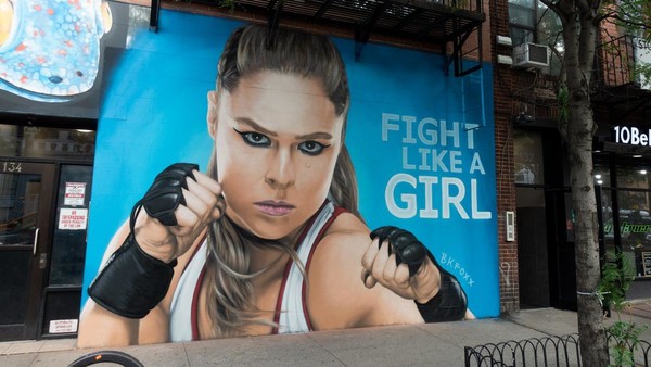 Ronda Rousey Mural 2