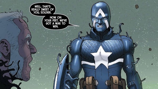Venom Captain America Venomverse Suit