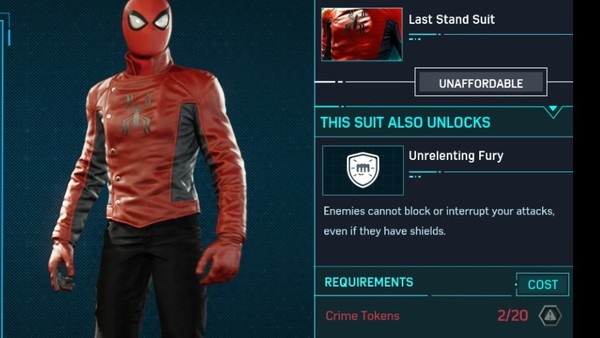 Spider-Man PS4 LAST STAND SUIT
