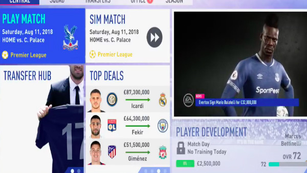 FIFA 19 Career Mode